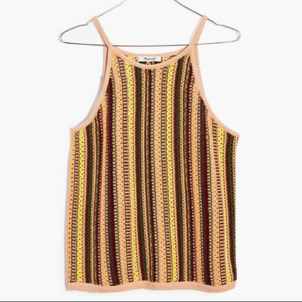 Madewell Janson Crochet Tank Top